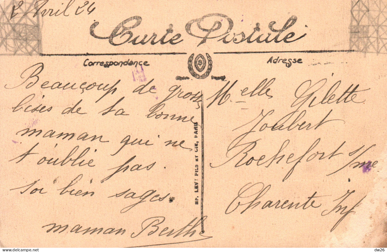 A.O.F. Guinée Française, Conakry: L'Hôpital Ballay - Carte LL N° 44 De 1924 - French Guinea