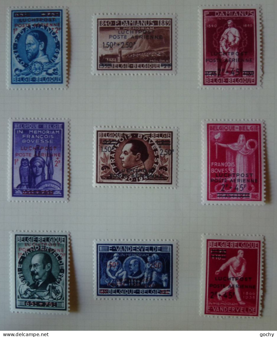 Belgium  1930:  LOT Poste Aérienne    MH* Cat.: 178€ - Mint