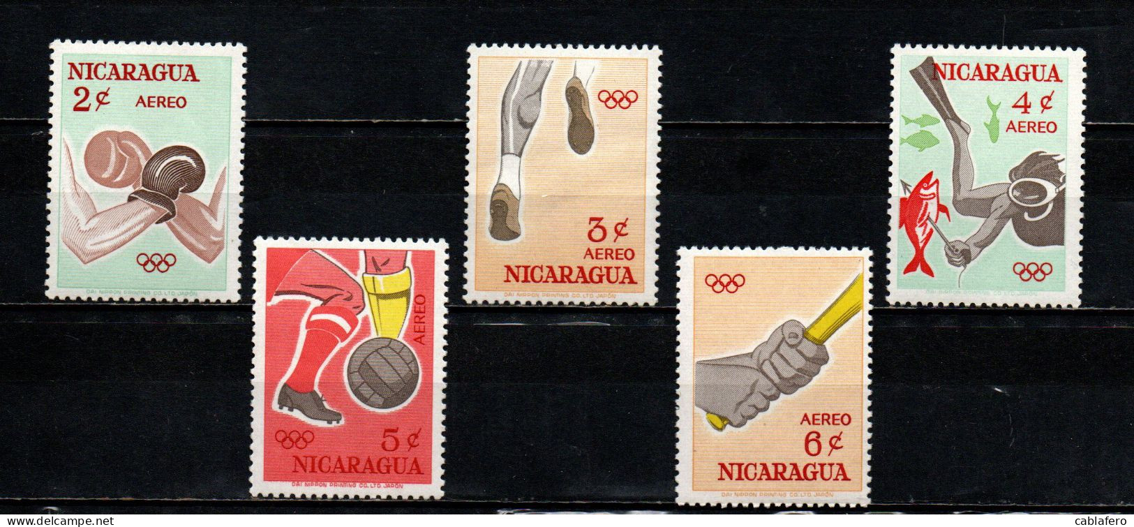 NICARAGUA - 1963 - Publicizing The 1964 Olympic Games - MNH - Nicaragua