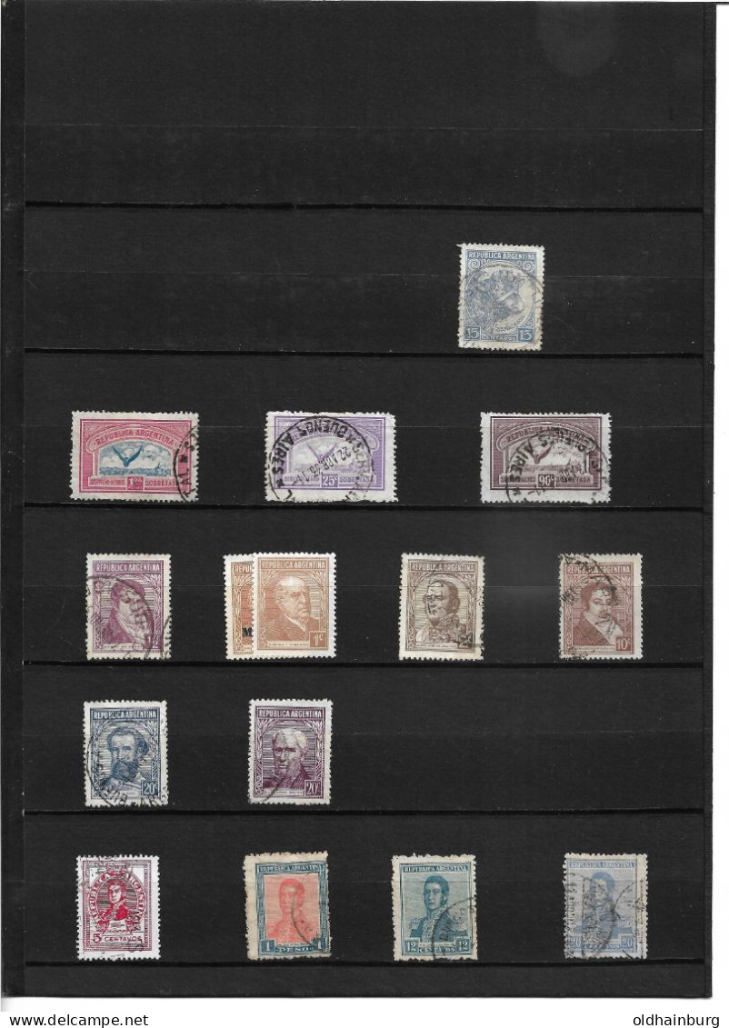 0586d: Argentinien- Lot Lt. 4 Scans, Versand Erfolgt In Papiertüte - Colecciones & Series