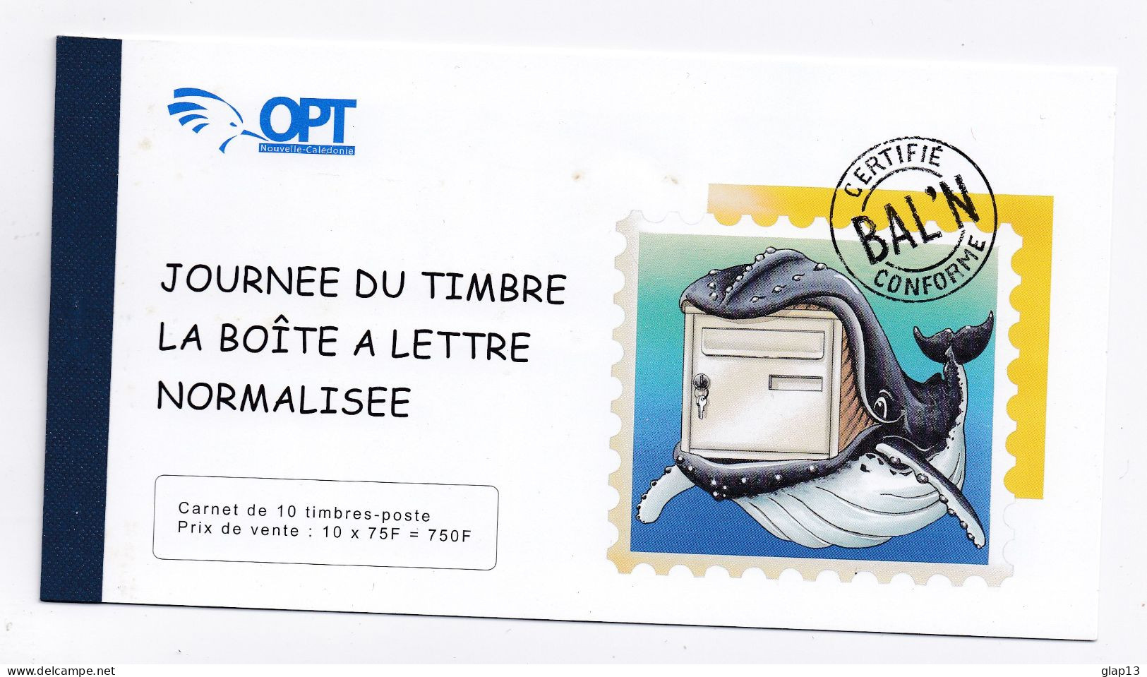 NOUVELLE-CALEDONIE 2007 CARNET N°C1007 NEUF** LES BOITES AUX LETTRES - Markenheftchen