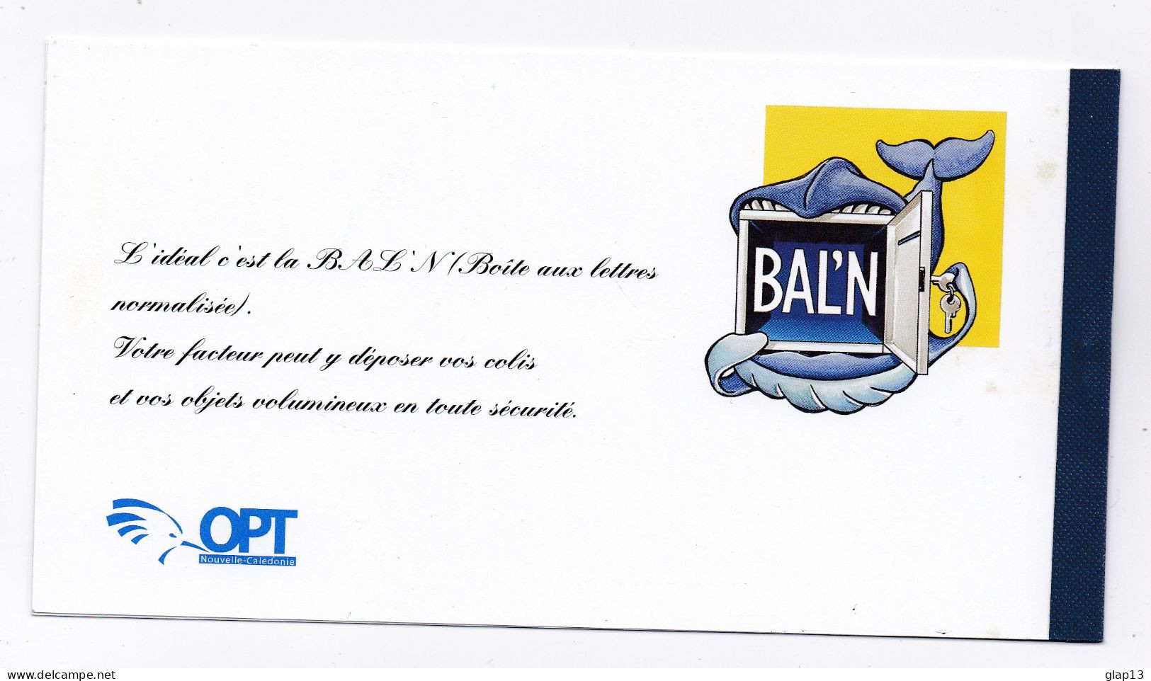 NOUVELLE-CALEDONIE 2007 CARNET N°C1007 NEUF** LES BOITES AUX LETTRES - Markenheftchen