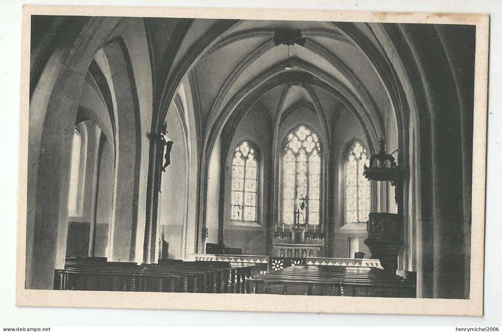 Loire 42 St Didier Sur Rochefort Intérieur De L'église Ed Photo Louis Bernard - Altri & Non Classificati