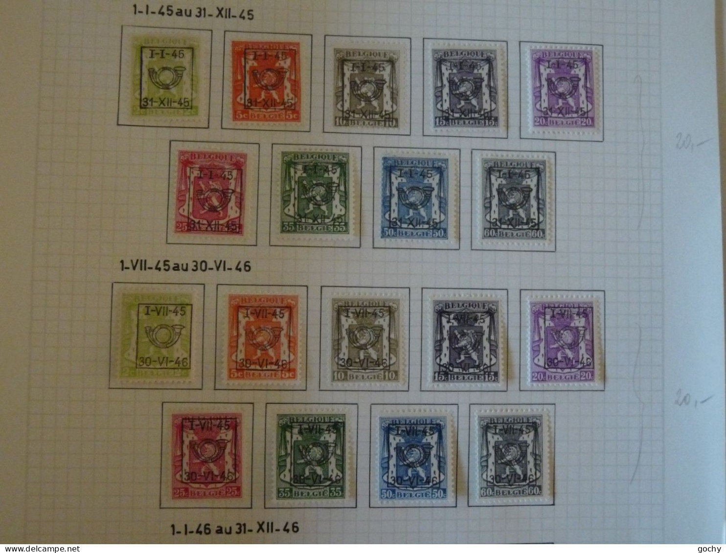 Belgium  1942:  LOTpréos    MH* - Typo Precancels 1929-37 (Heraldic Lion)