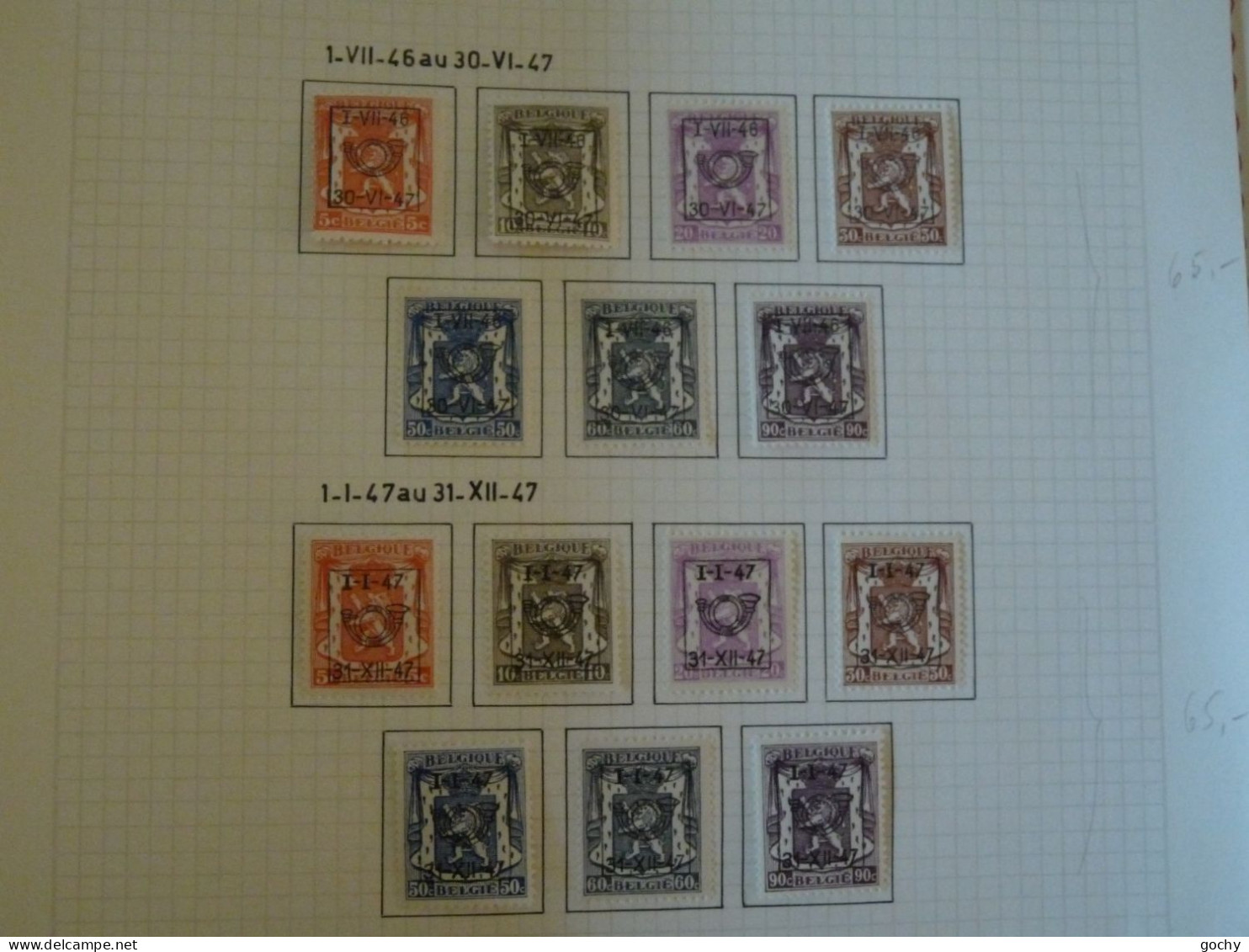 Belgium  1942:  LOTpréos    MH* - Typos 1929-37 (Lion Héraldique)