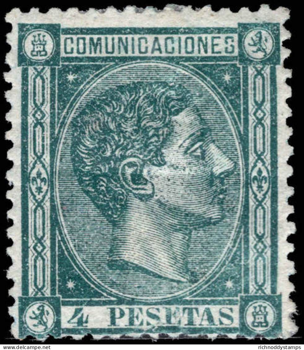 Spain 1875 4p Lightly Mounted Mint. - Neufs