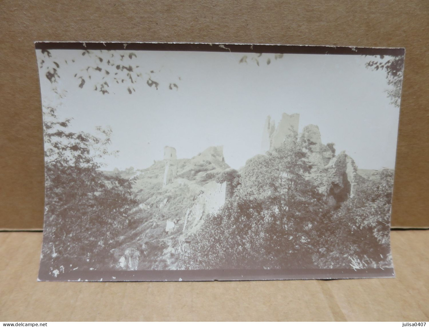 CROZANT (23) Carte Photo Vue Des Ruines Du Chateau Fort - Crozant