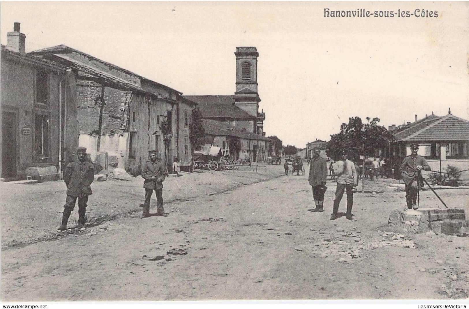 France - Hanonville Sous Les Côtes - Animé - F. Conrad - Carte Postale Ancienne - Verdun