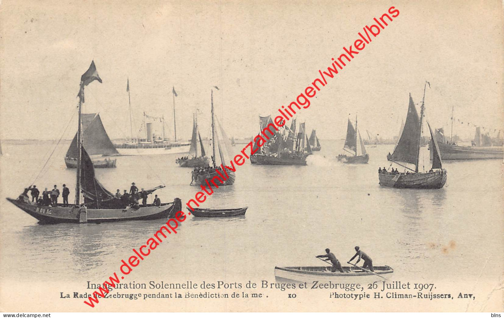 Inauguration Solonelle Des Ports De Bruges Et Zeebrugge 23 Juillet 1907 - Zeebrugge - Zeebrugge