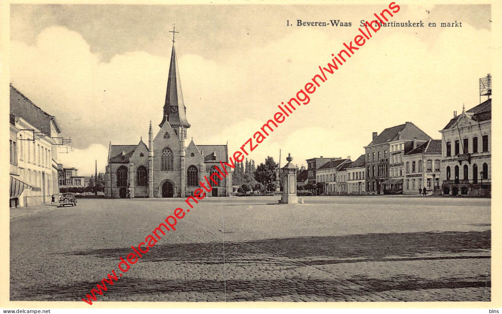 St. Martinuskerk En Markt - Beveren-Waas - Beveren-Waas