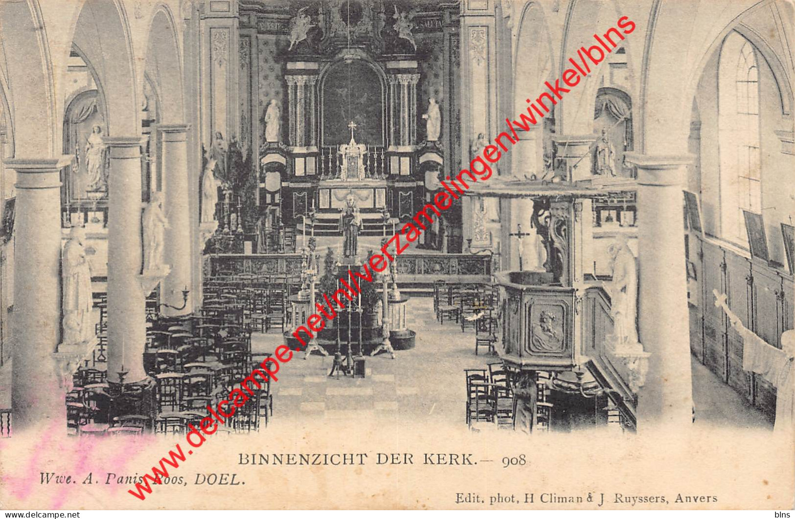 Binnenzicht Der Kerk - Doel - Beveren-Waas