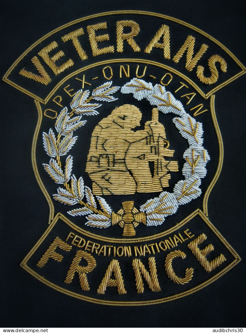 FANION DES VETERANS DES OPEX ONU / OTAN FRANCE  (CANNETILLE) - Pompiers