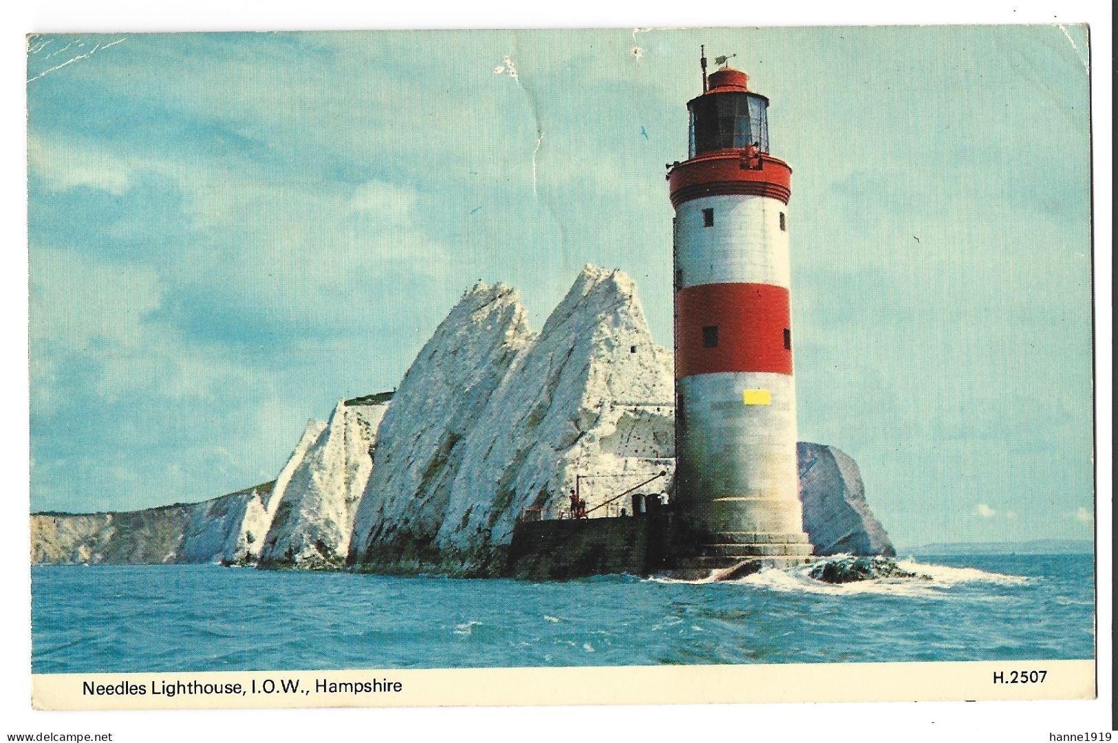 Hampshire Needles Lighthouse Stamped 1984 Southampton Htje - Southampton