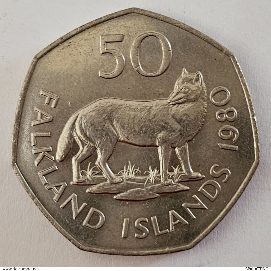 FALKLAND ISLANDS- 50 PENCE 1980. - Falkland