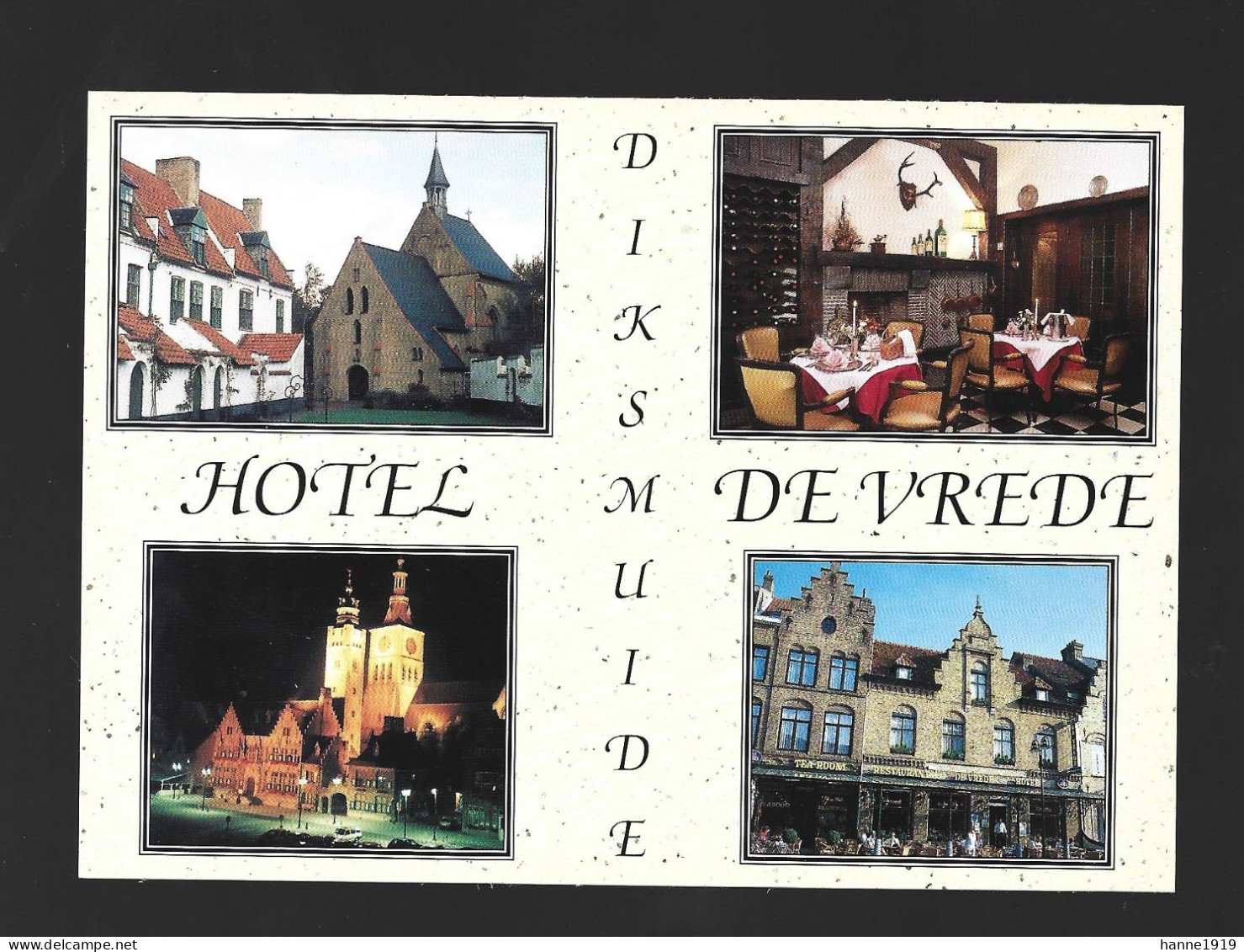 Diksmuide Hotel Restaurant De Vrede Foto Prentkaart Photo Carte Htje - Diksmuide