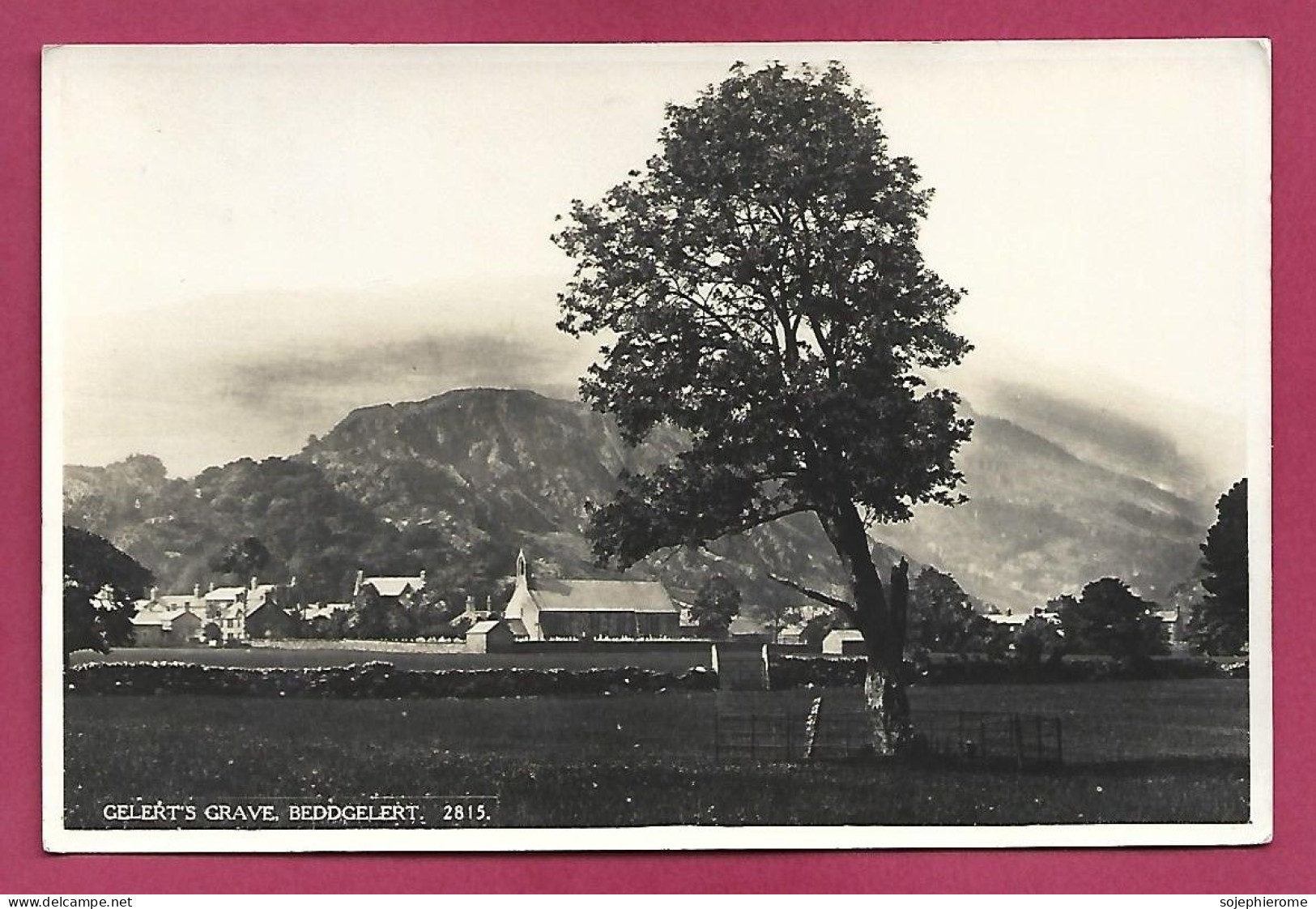 Beddgelert (Gwynedd - Wales) Gelert's Grave 2scans Church 1938 - Gwynedd