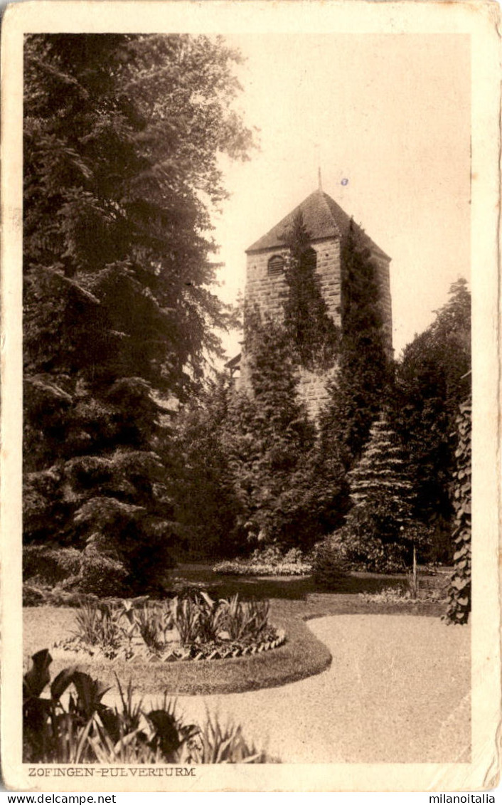 Zofingen - Pulverturm (5044) * 9. 9. 1925 - Zofingen