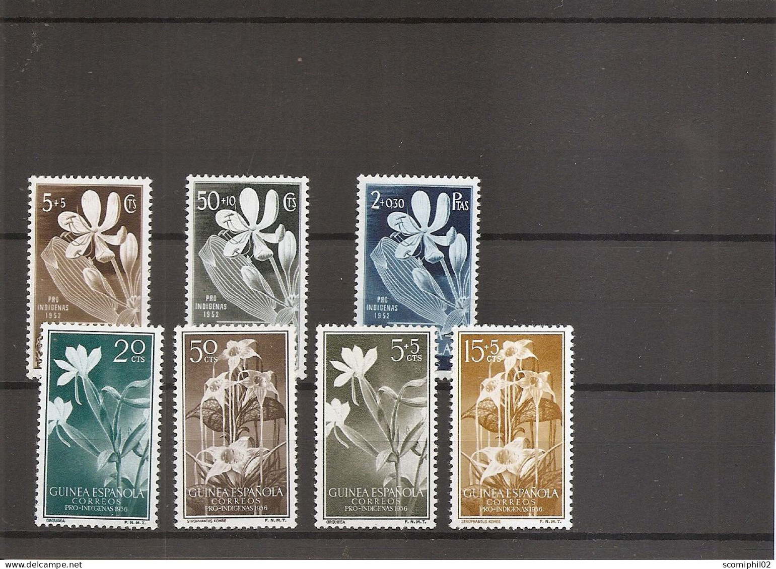 Guinée Espagnole - Fleurs ( Lot De 2 Séries Complètes XXX -MNH ) - Guinea Española