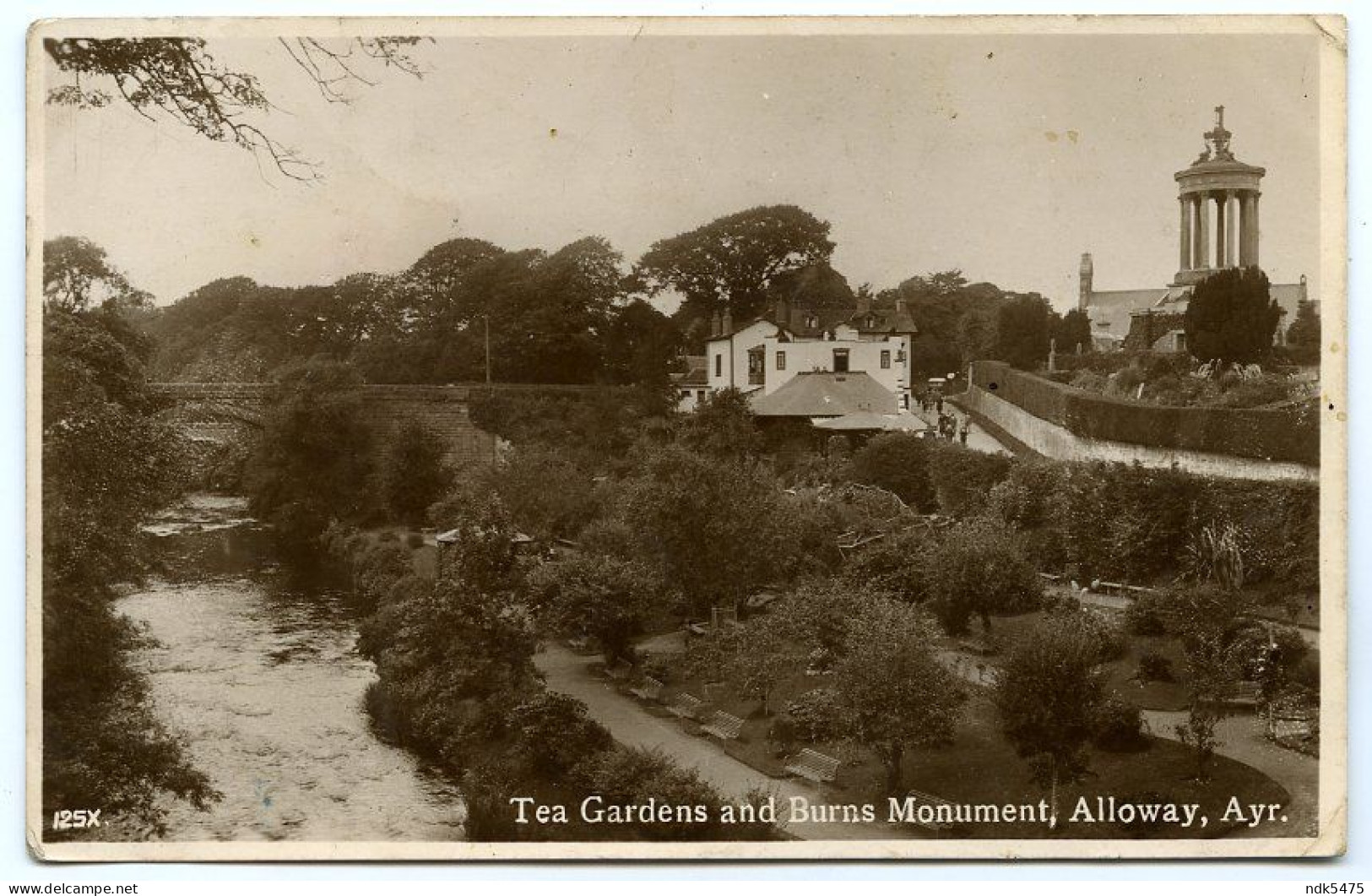 AYR : ALLOWAY, TEA GARDENS AND BURNS MONUMENT / TROON / ST MARTIN DE RE, CHARANTE MARITIME (BERTOLA) - Ayrshire