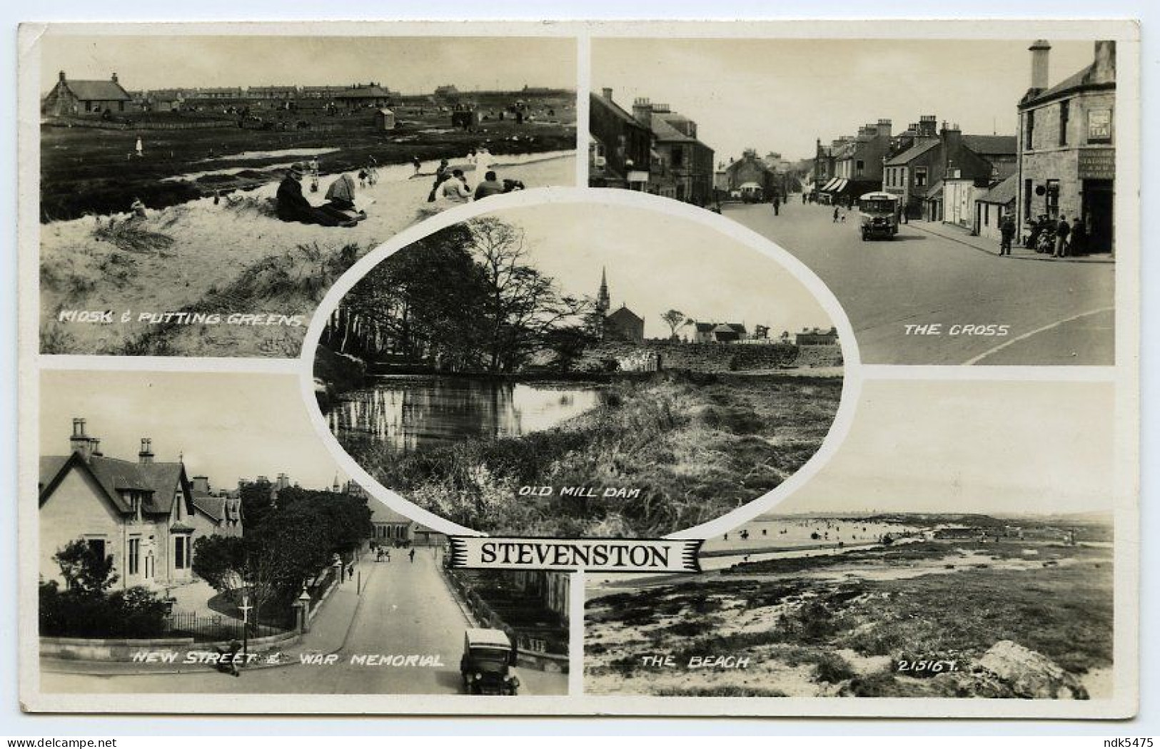 STEVENSTON (MULTIVIEW) - THE CROSS, NEW STREET, PUTTING GREEN, KIOSK / McGREGOR AVE / LINLITHGOW, FERNLEA (READING) - Ayrshire