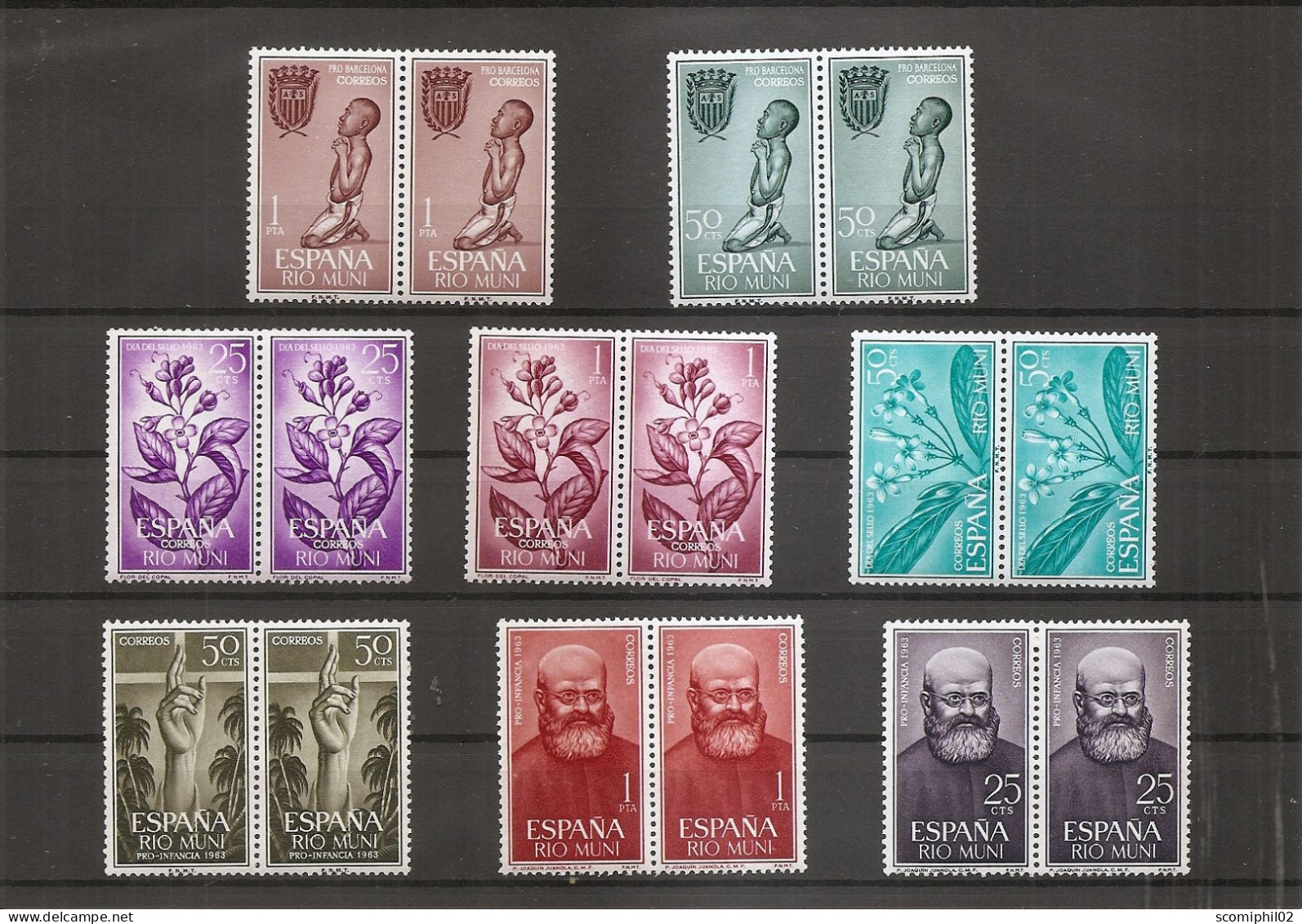 RioMuni ( Lot De Timbres Différents En Paires XXX -MNH ) - Rio Muni