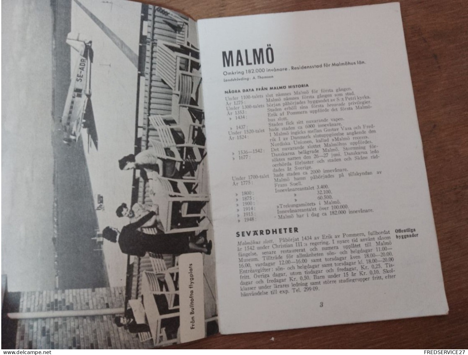 120 // MALMO / LUND 1948  / 23 PAGES - Sonstige & Ohne Zuordnung