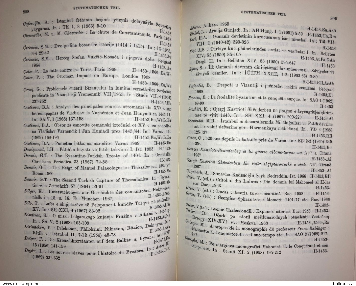 Osmanische Bibliographie Mit Besonderer Berücksichtigung Der Türkei In Europa - 4. Neuzeit (1789-1914)