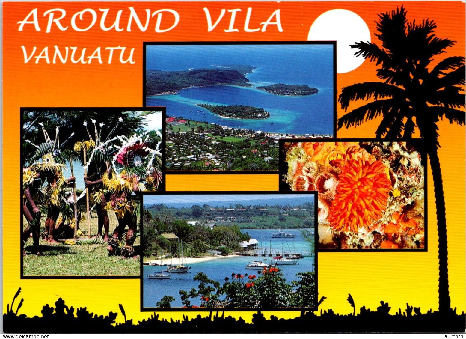 (4 R 33) Pacific Region - Vanuatu - Around Vila (4 Views) - Vanuatu