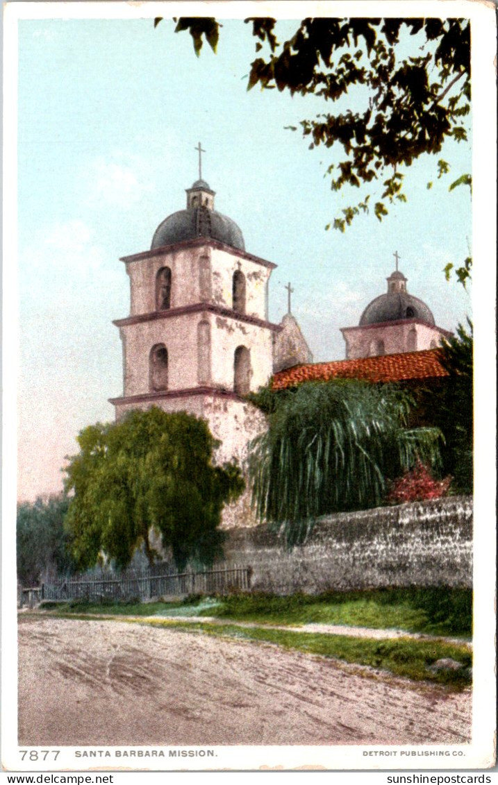 California Santa Barbara Mission Detroit Publishing  - Santa Barbara