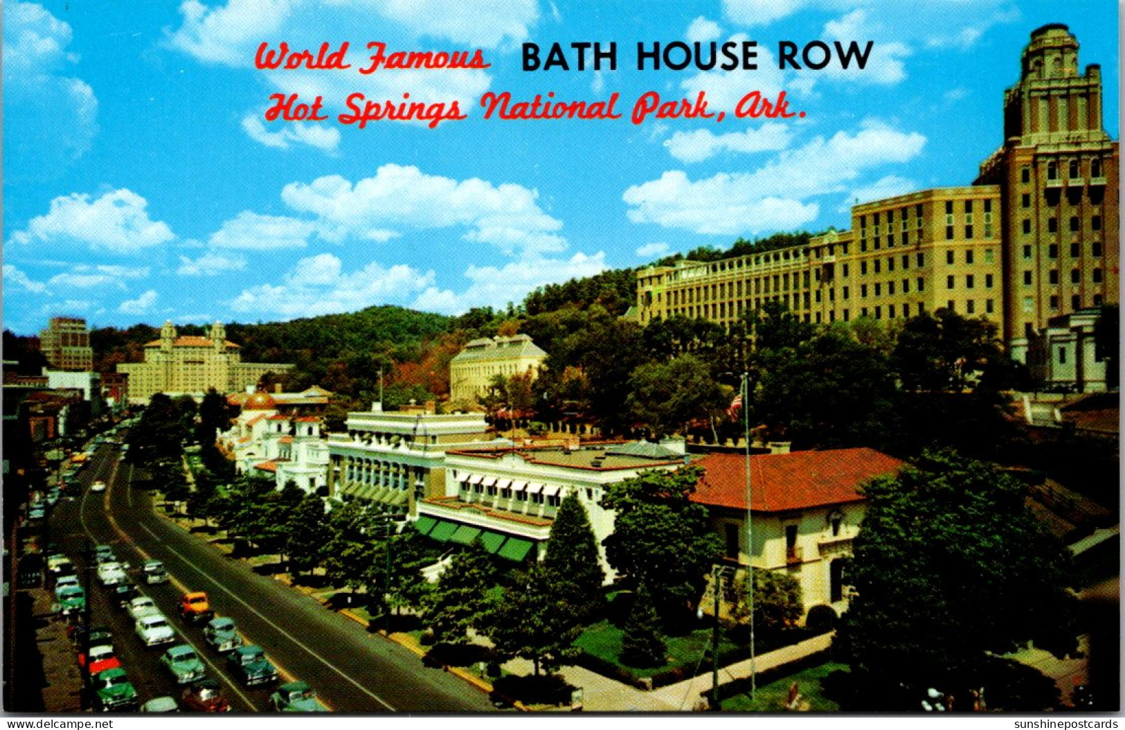 Arkansas Hot Springs Bath House Row - Hot Springs