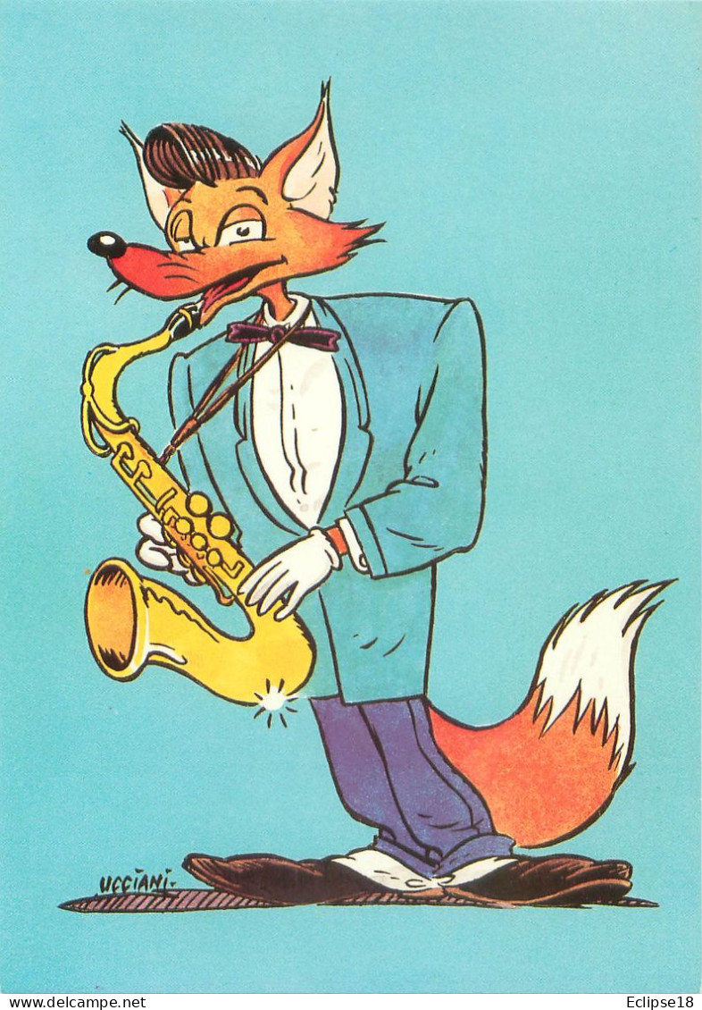 Illustrateur Eliott Foxy - Uccaiani Les Animaux Du Rock - Renard Musique  U 89 - Bandes Dessinées