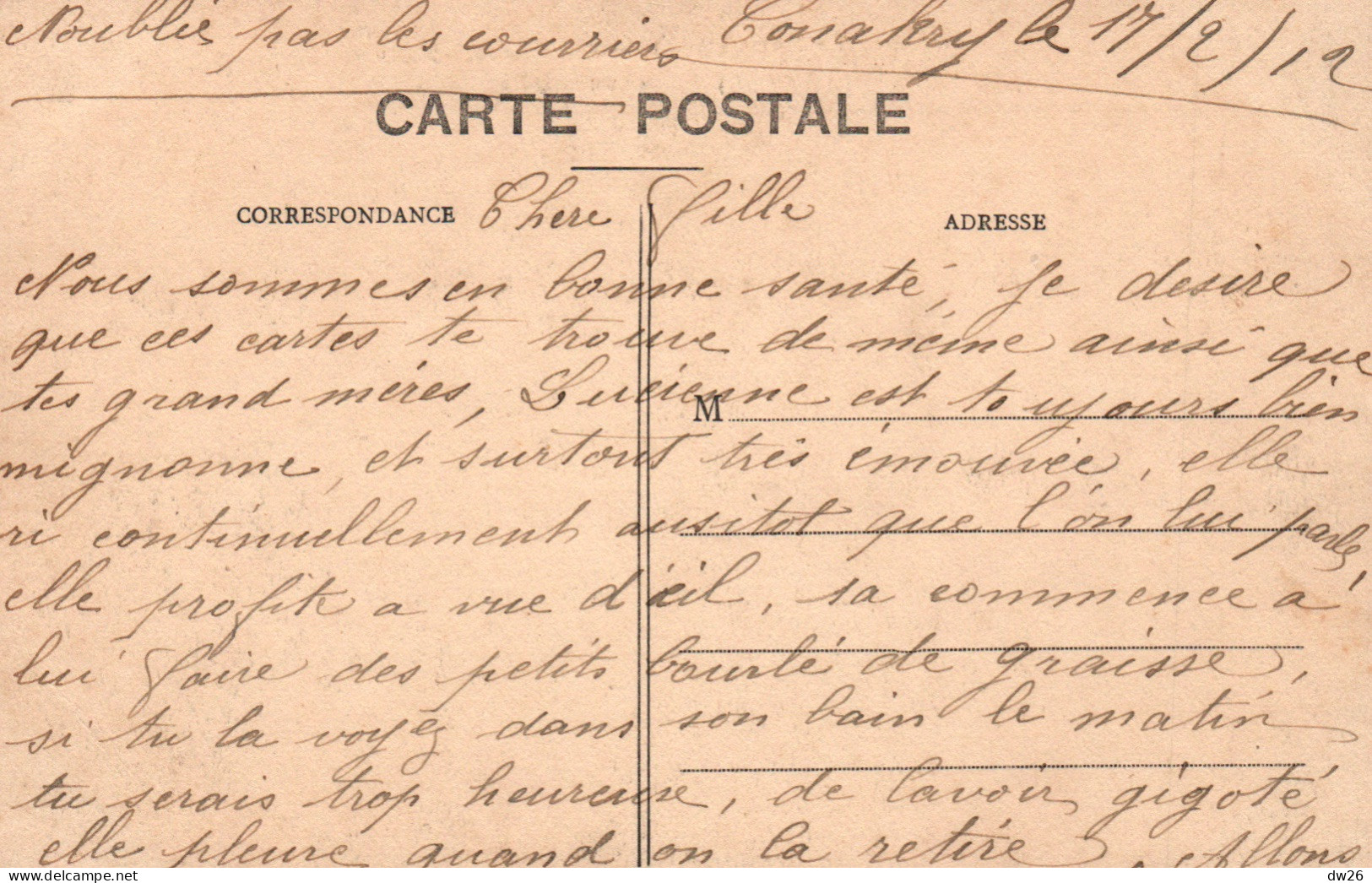 A.O.F. Guinée Française, Conakry: La Rue Commerciale - Carte N° 3 - French Guinea