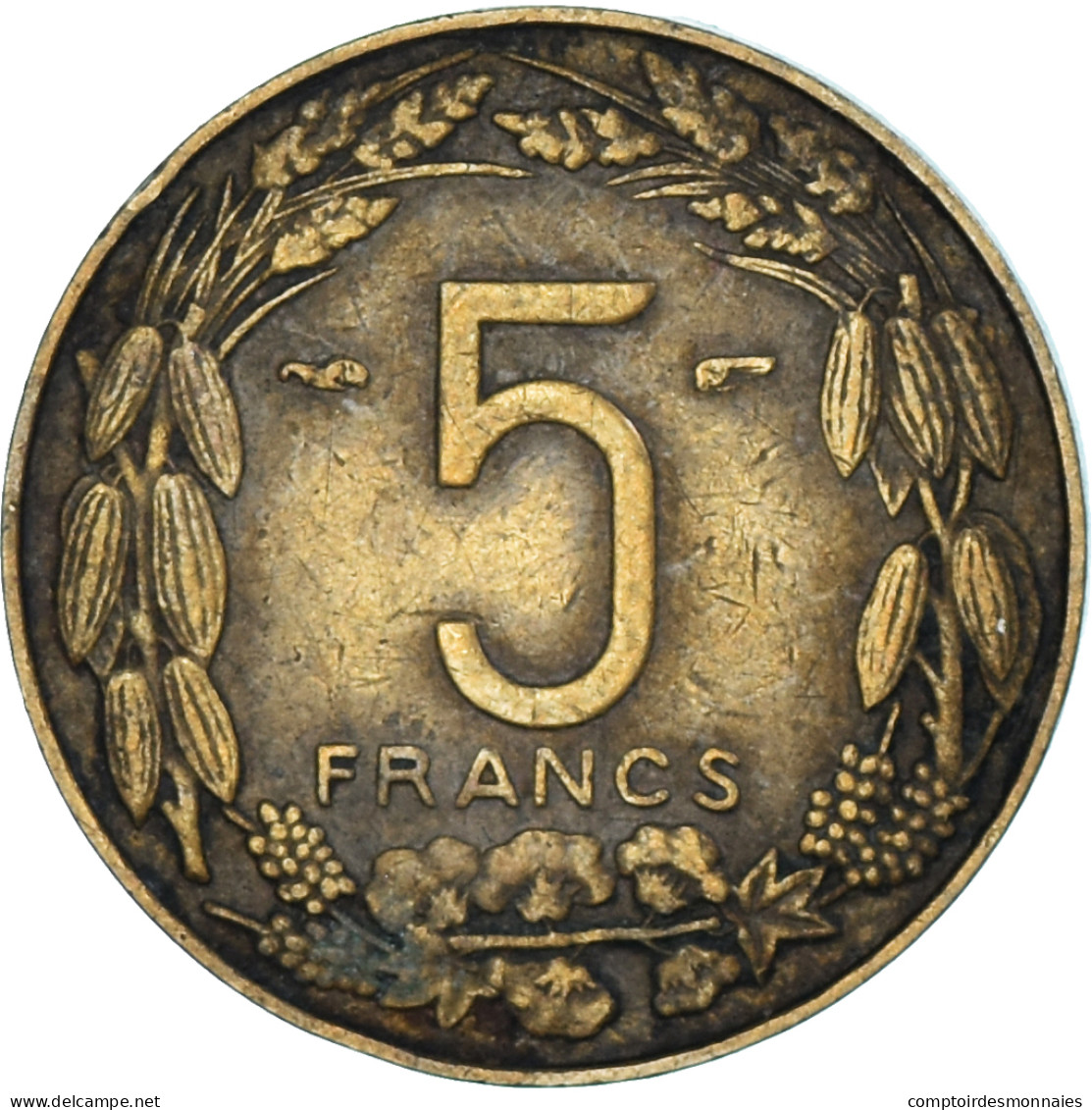 Monnaie, Cameroun, 5 Francs, 1958 - Kameroen