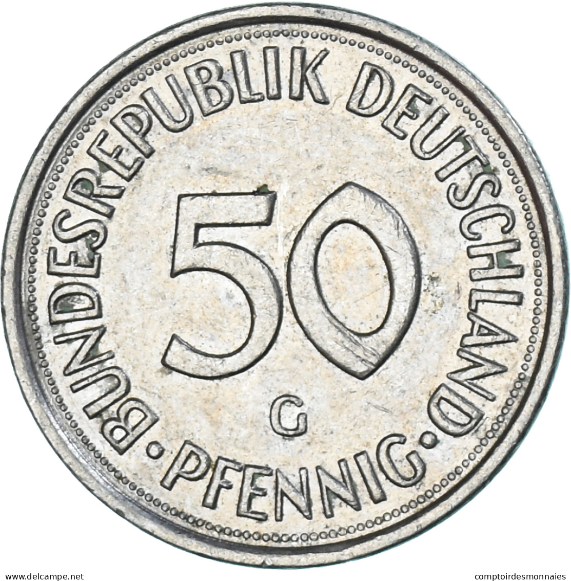 Monnaie, Allemagne, 50 Pfennig, 1976 - 50 Pfennig