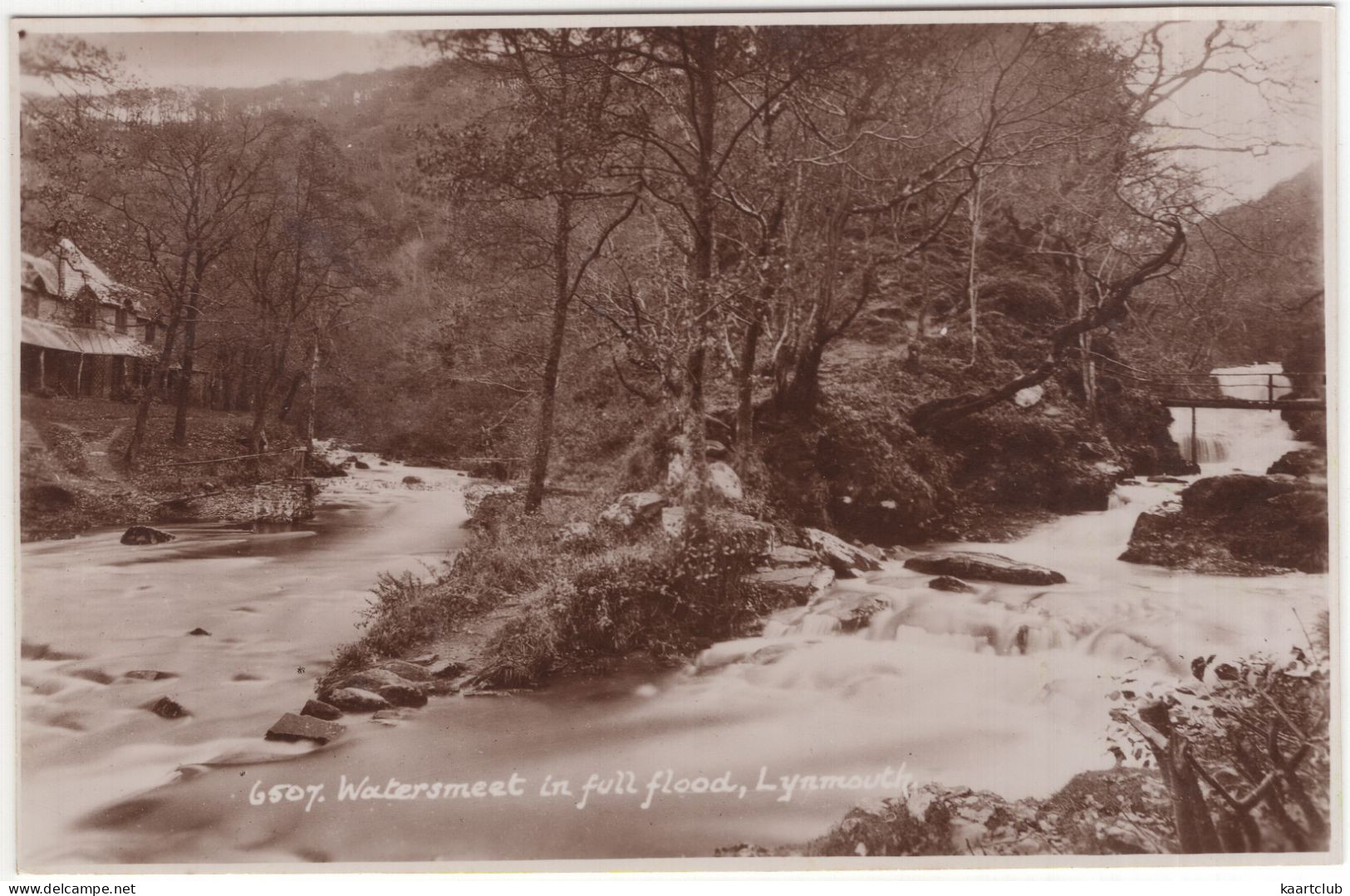 6507. Watersmeet In Full Flood,  Lynmouth - (England) - Lynmouth & Lynton