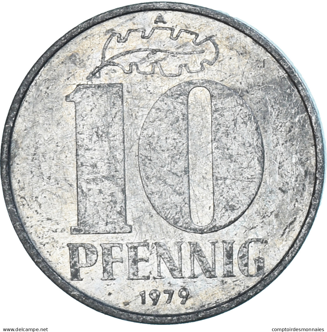 Monnaie, République Démocratique Allemande, 10 Pfennig, 1979 - 10 Pfennig