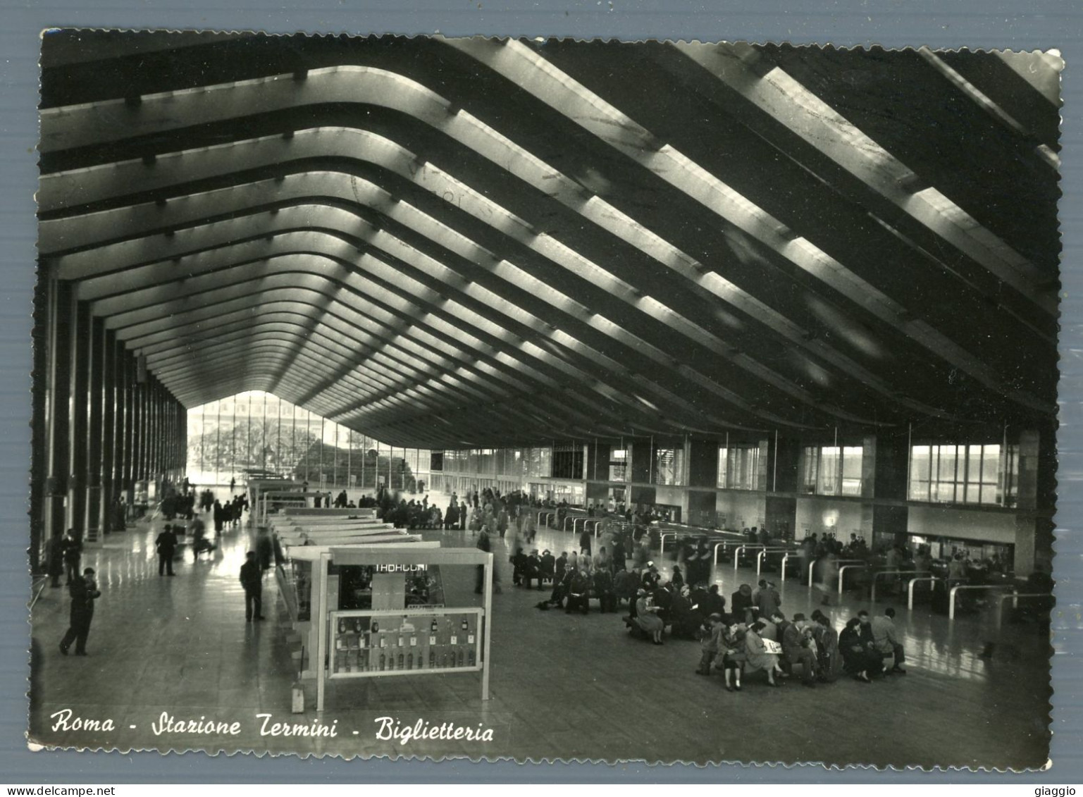 °°° Cartolina - Roma N. 49 Stazione Termini - Biglietteria Viaggiata °°° - Stazione Termini