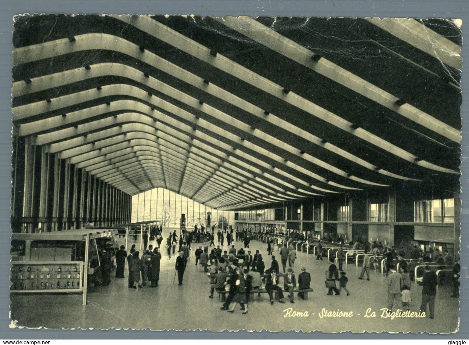 °°° Cartolina - Roma N. 50 Stazione Termini - La Biglietteria Viaggiata °°° - Stazione Termini