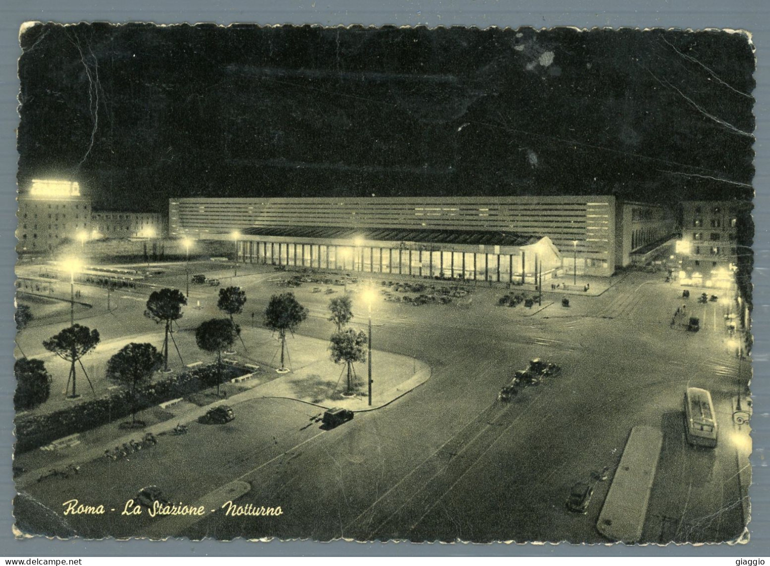 °°° Cartolina - Roma N. 51 La Stazione Termini Viaggiata °°° - Stazione Termini