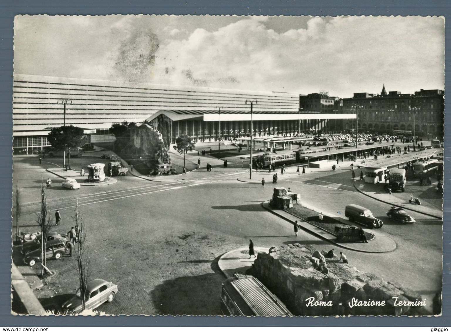 °°° Cartolina - Roma N. 52 Stazione Termini Viaggiata °°° - Stazione Termini