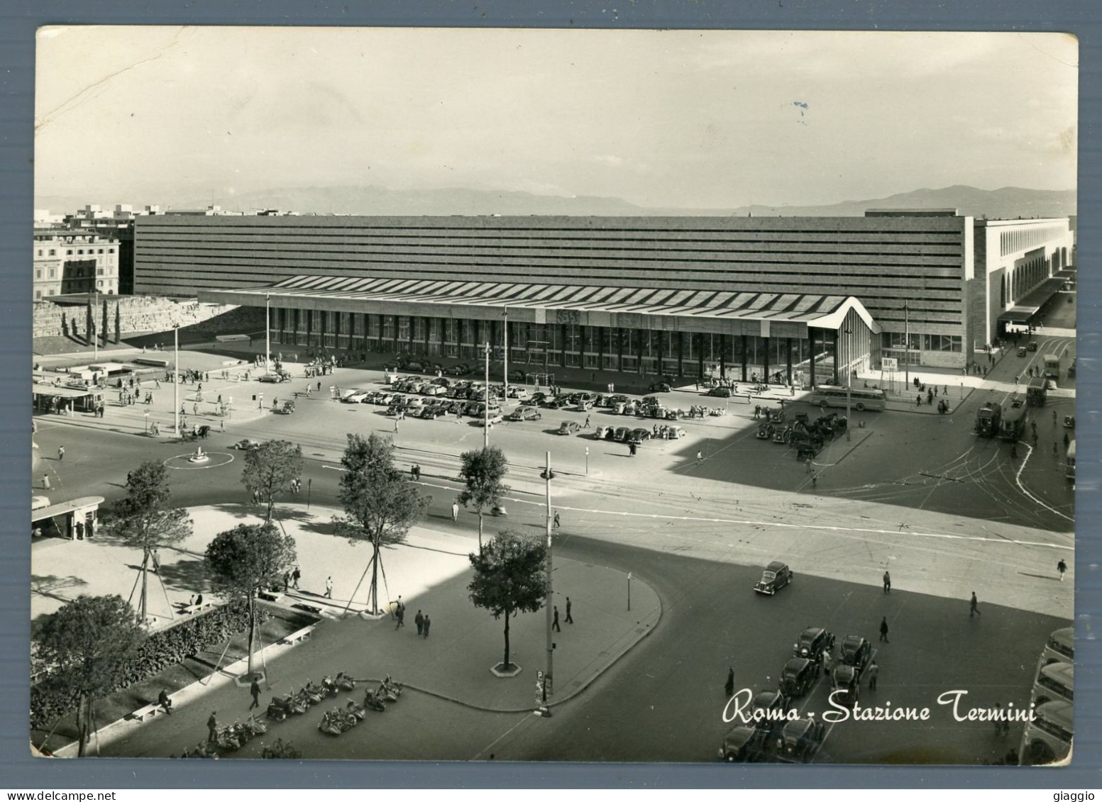 °°° Cartolina - Roma N. 53 Stazione Termini Viaggiata °°° - Stazione Termini