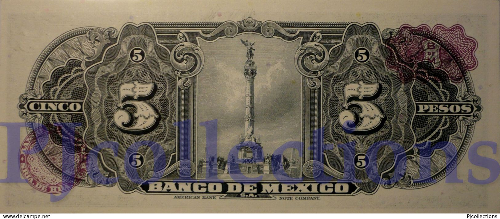 MEXICO 5 PESOS 1963 PICK 60h UNC - Mexique
