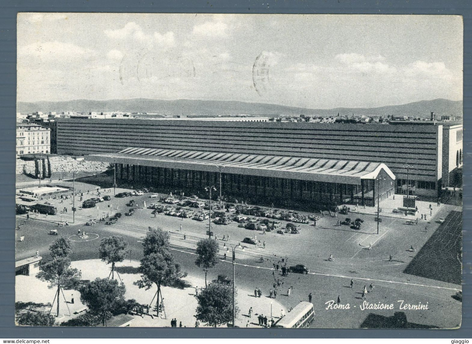 °°° Cartolina - Roma N. 55 Stazione Termini Viaggiata °°° - Stazione Termini