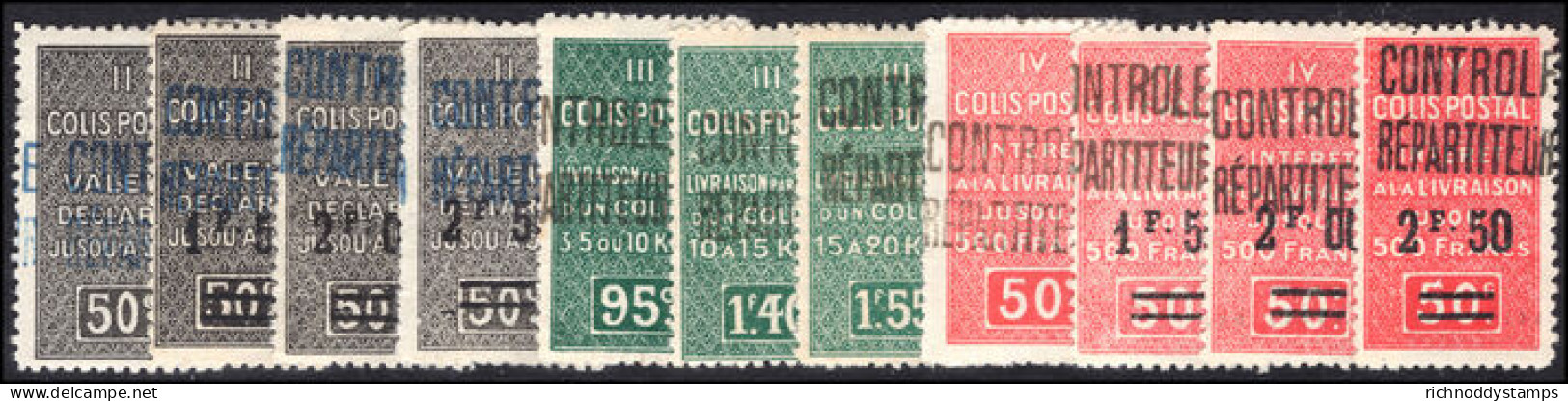 Algeria 1927 Set Colis Postale Lightly Mounted Mint. - Colis Postaux