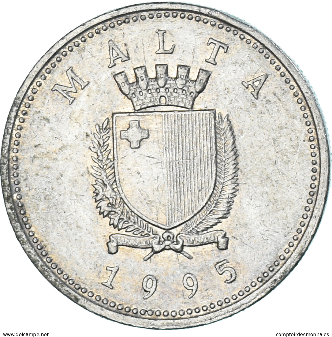 Monnaie, Malte, 10 Cents, 1995 - Malta