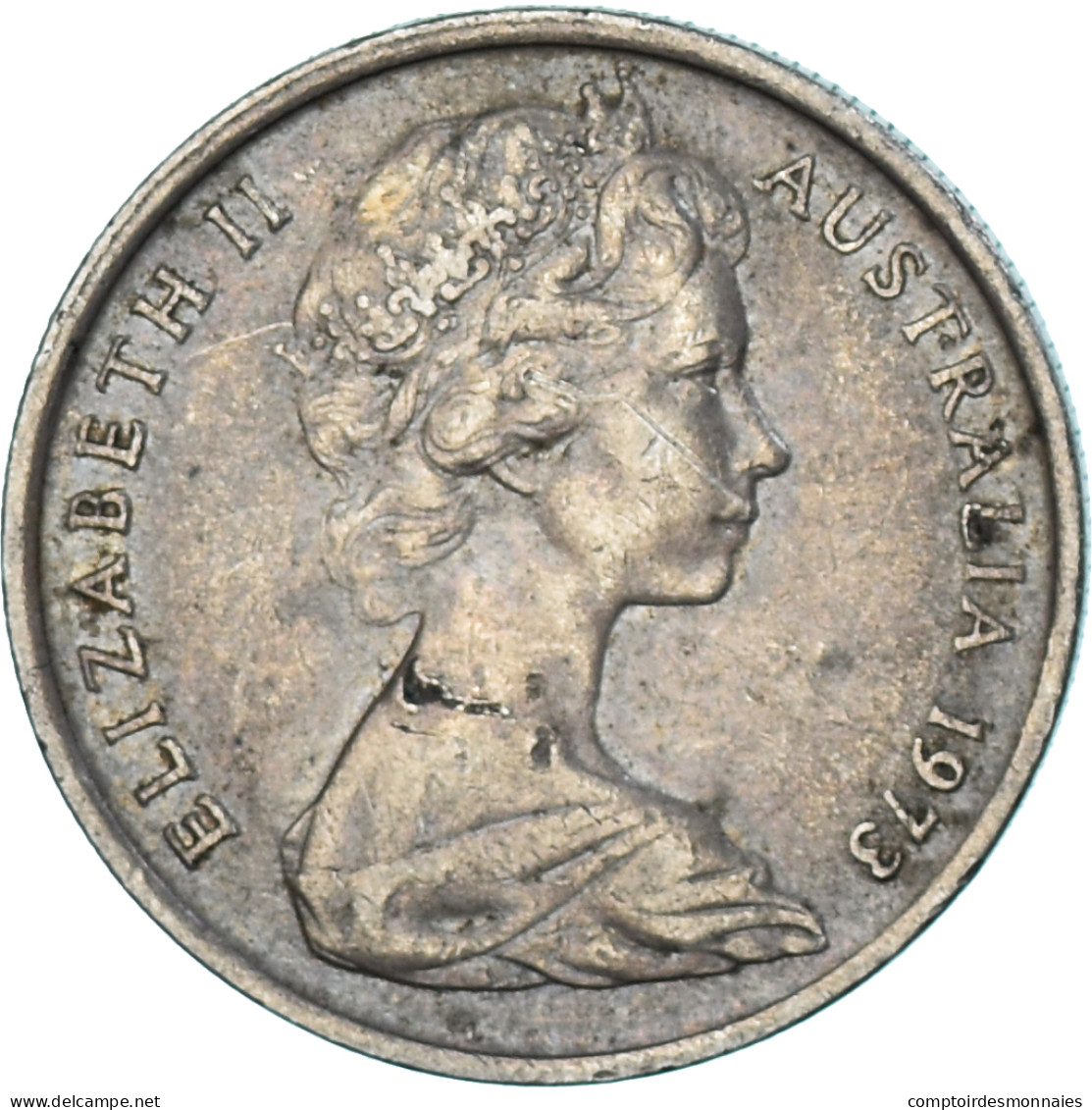 Monnaie, Australie, 5 Cents, 1973 - 5 Cents