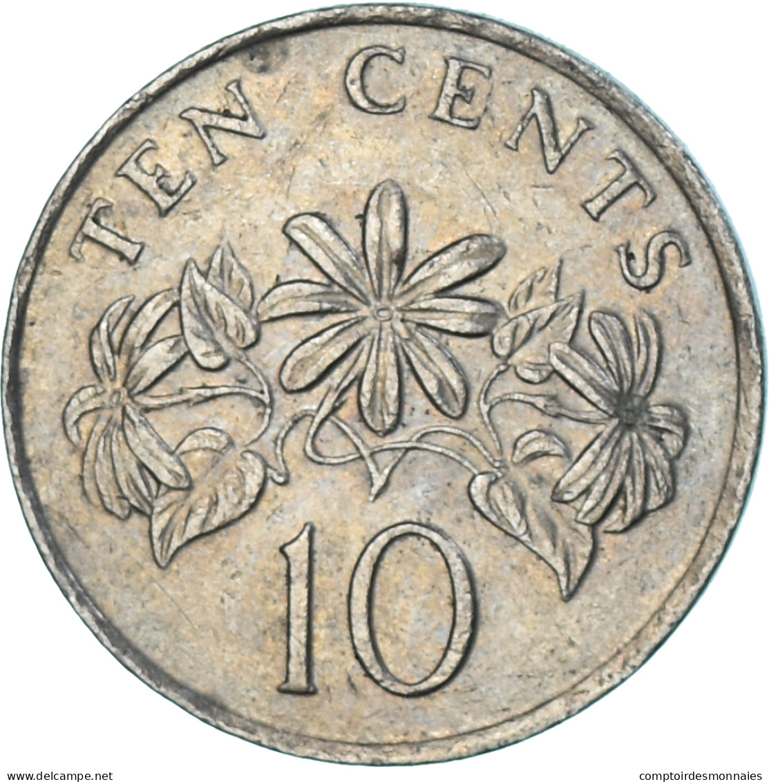 Monnaie, Singapour, 10 Cents, 1986 - Singapore