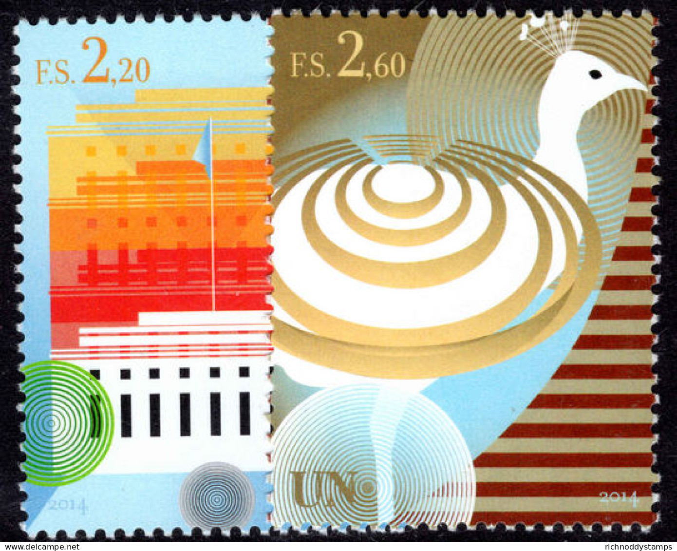 Geneva 2014 UNO Building Unmounted Mint. - Unused Stamps