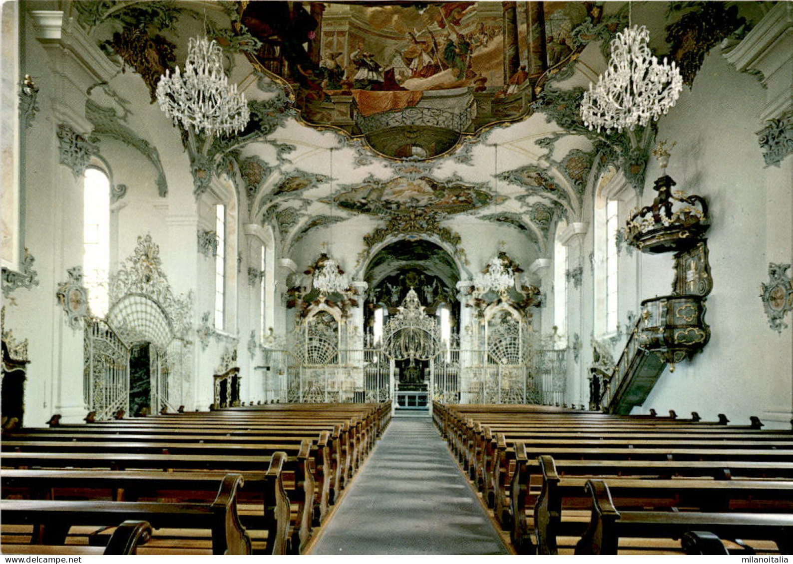 Kreuzlingen Am Bodensee - Inneres Der Basilika St. Ulrich (18506) - Kreuzlingen