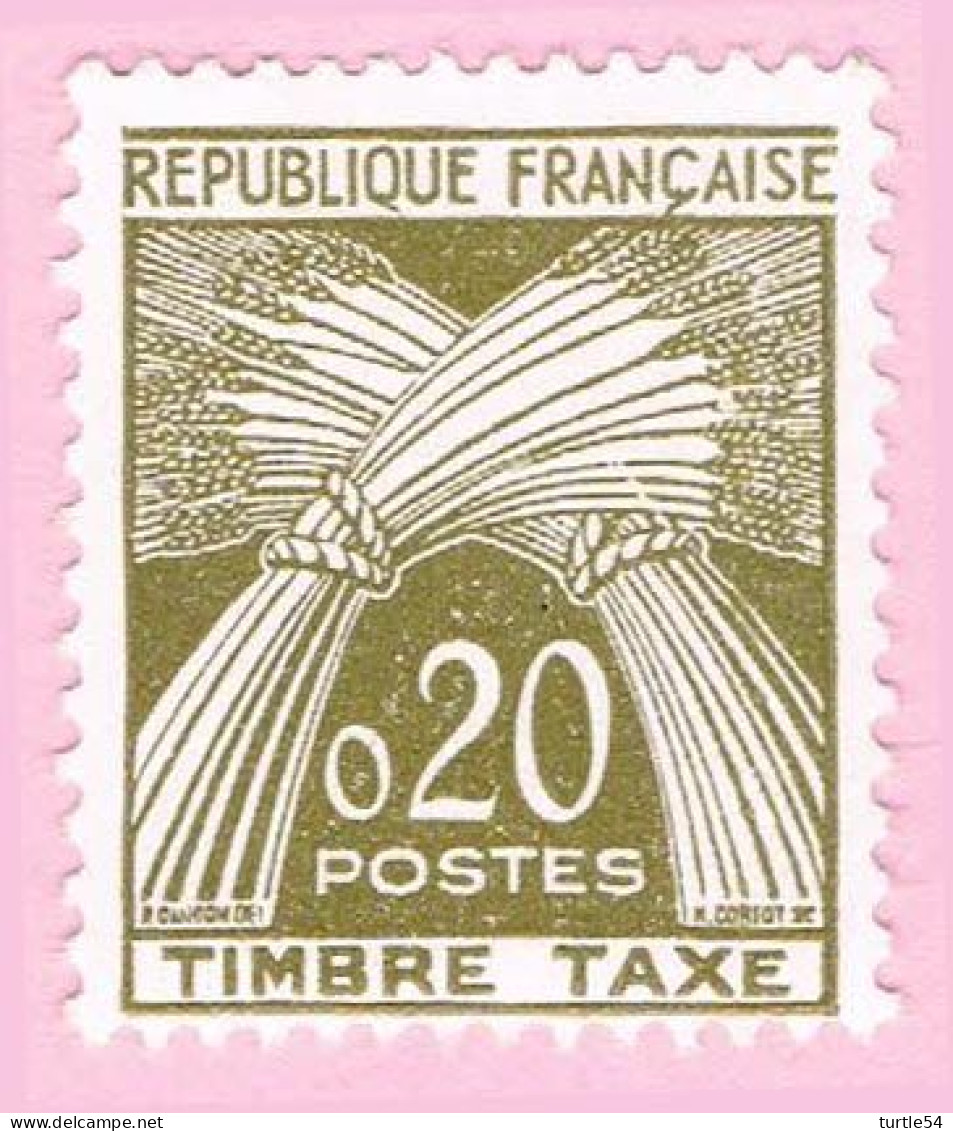 France Timbres-Taxe, N° 92 - Type Gerbes - 1960-.... Gebraucht